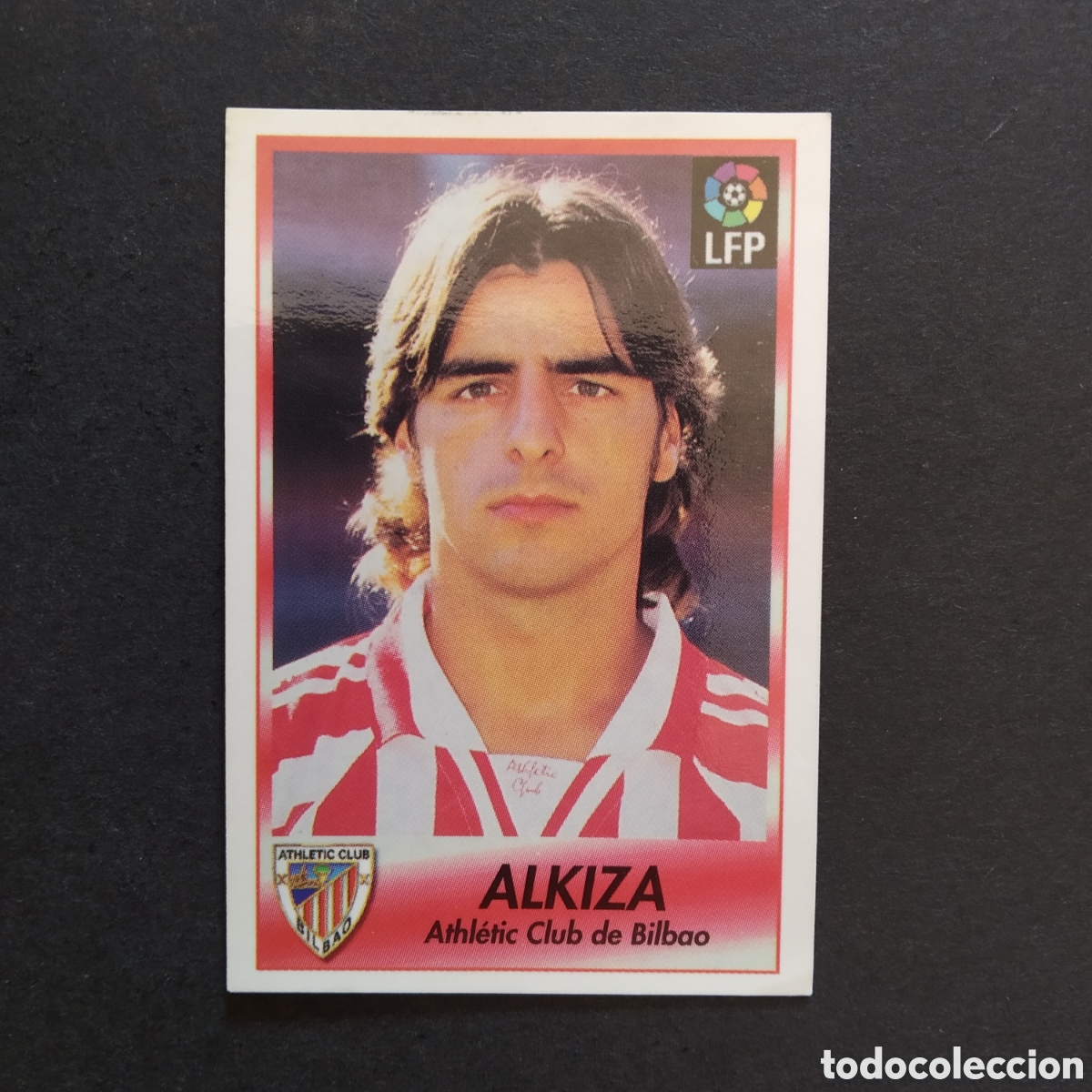 Football Stickers: CROMO - N&ordm; 035 - ALKIZA - ATHLETIC CLUB - SIGUE LA LIGA! (1996 /1997) - BOLLYCAO
