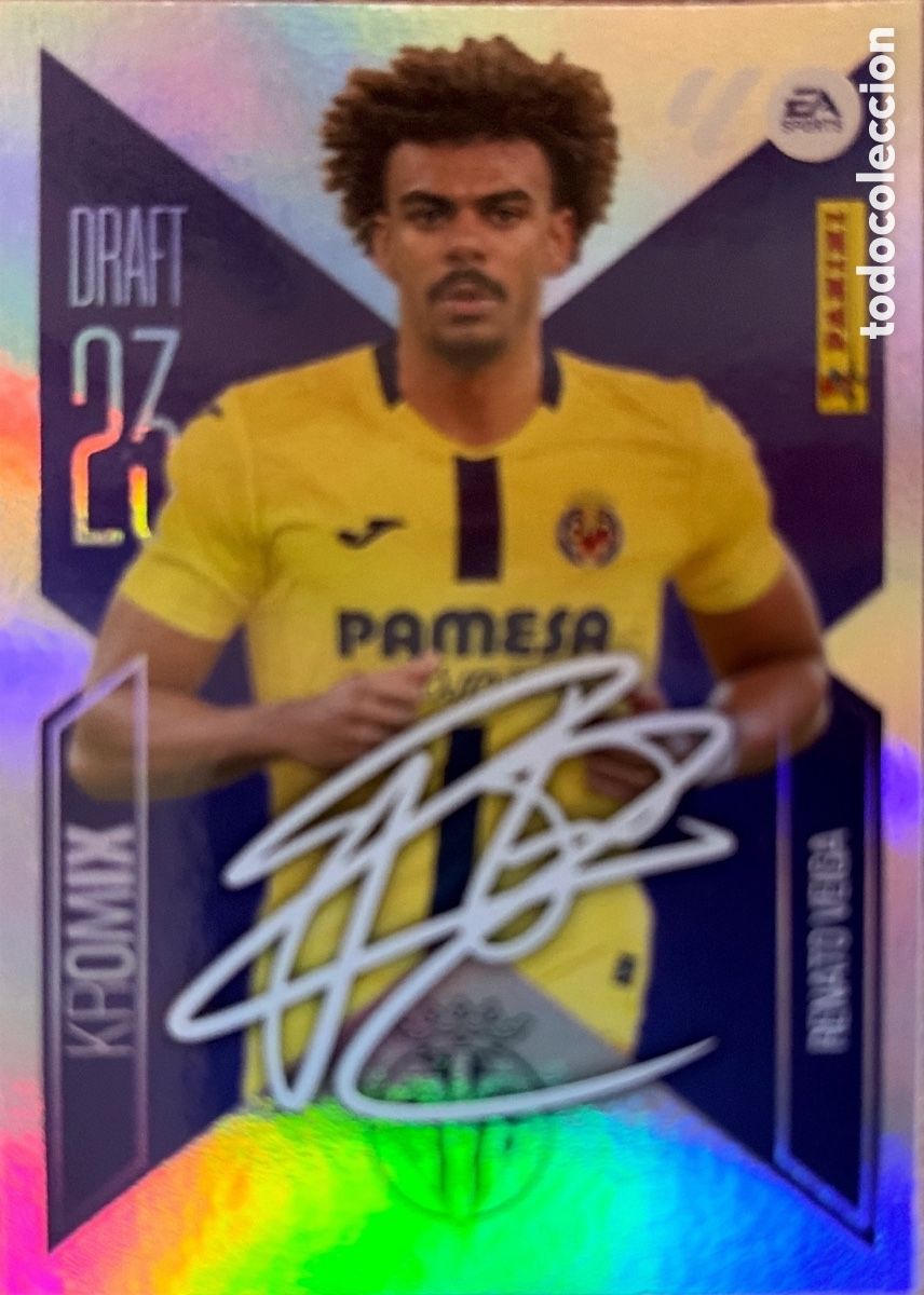 Cromos de f&uacute;tbol: 20.- Renato Veiga -KROMIX DRAFT 23- (VILLARREAL) - COLECCIONES ESTE 2026/27 (PANINI)