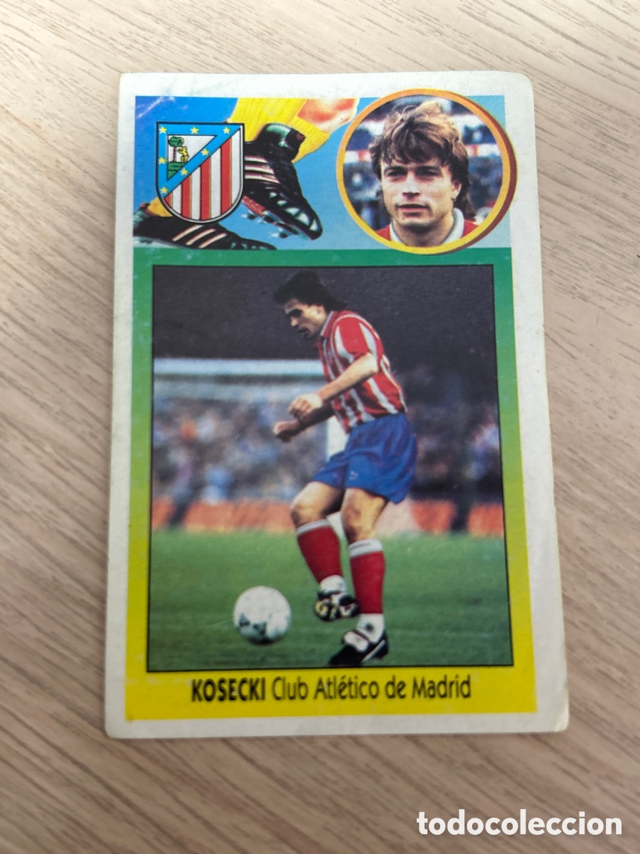 Cromos de f&uacute;tbol: KOSECKI ATLETICO MADRID FICHAJE 4 ADHESIVO LIGA ESTE 1993 1994 93 94 NUNCA PEGADO SIN PEGAR