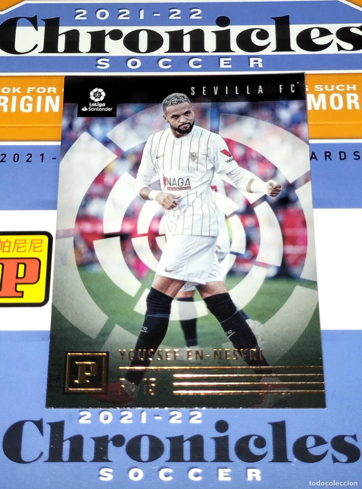 Cromos de f&uacute;tbol: N&ordm; 38 YOUSSEF EN-NESYRI SEVILLA CARD CHRONICLES LA LIGA SOCCER 2021 2022 21 22 PANINI