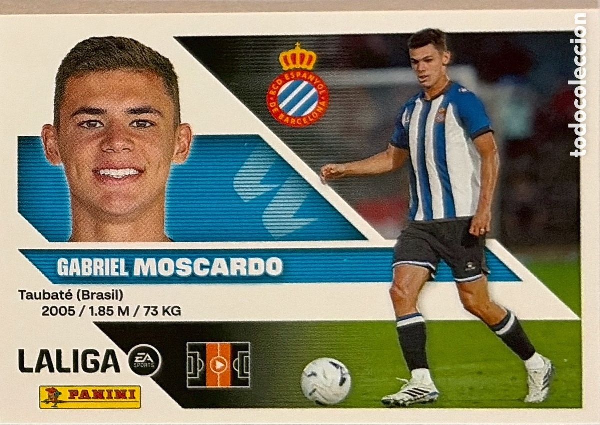 Cromos de f&uacute;tbol: Moscard&oacute; -ULTIMO FICHAJE N&ordm; 16 - (ESPANYOL) - COLECCIONES ESTE 2026/27 (PANINI)