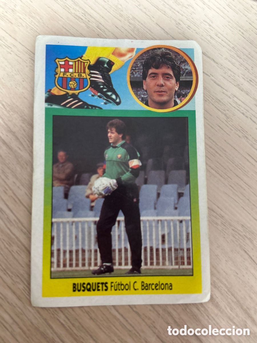 Cartes &agrave; collectionner de Football: BUSQUETS BARCELONA ADHESIVO LIGA ESTE 1993 1994 93 94 NUNCA PEGADO SIN PEGAR
