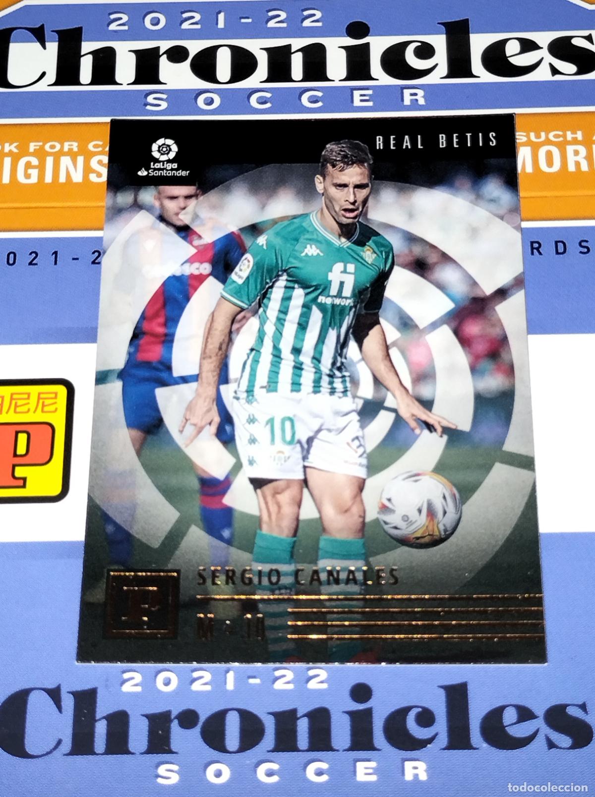 Cartes &agrave; collectionner de Football: N&ordm; 34 SERGIO CANALES BETIS CARD CHRONICLES LA LIGA SOCCER 2021 2022 21 22 PANINI