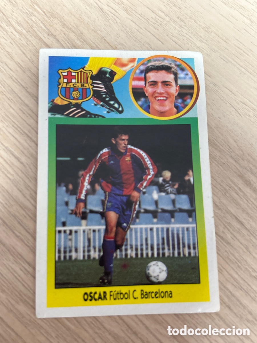 Football Stickers: OSCAR BARCELONA ADHESIVO LIGA ESTE 1993 1994 93 94 NUNCA PEGADO SIN PEGAR