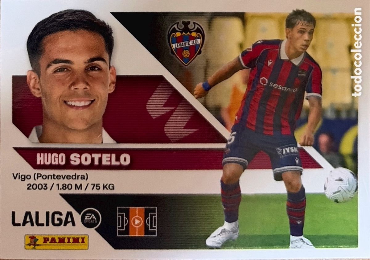 Football Stickers: SOTELO -ULTIMO FICHAJE N&ordm; 13 - (LEVANTE) - COLECCIONES ESTE 2026/27 (PANINI)