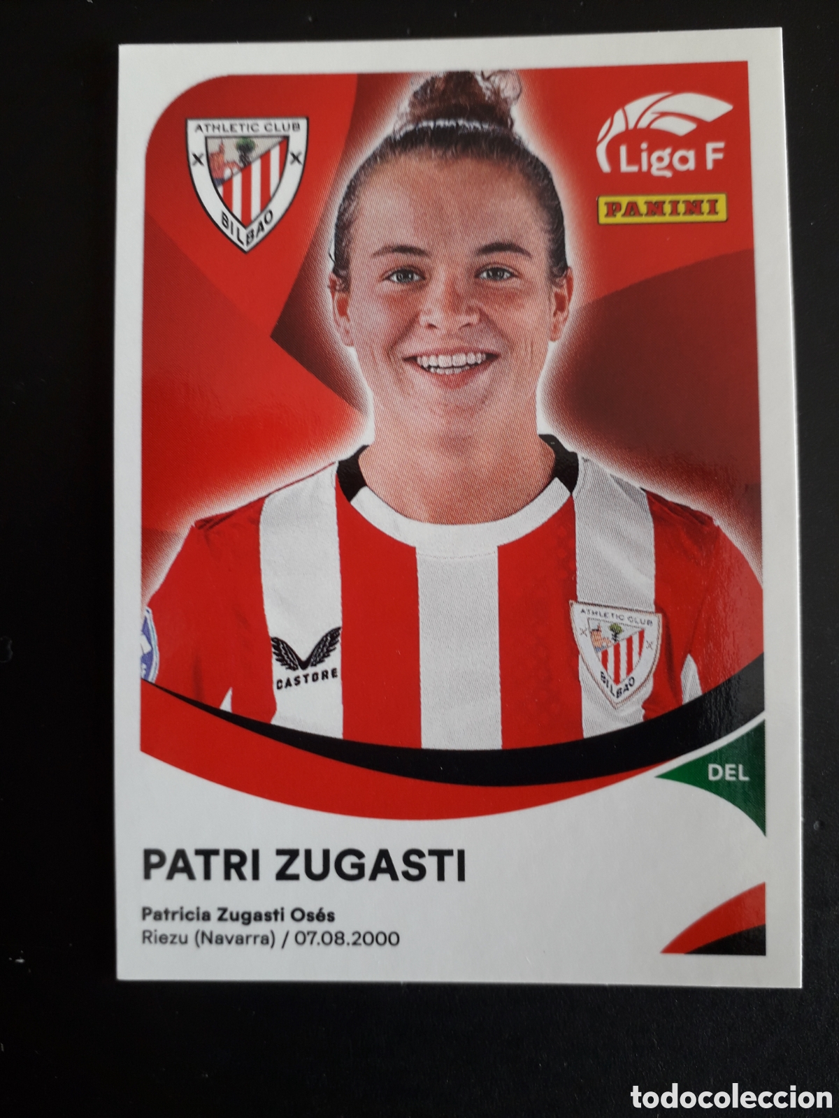 Figurine di Calcio: PATRI ZUGASTI ATHLETIC BILBAO N&deg; 19 LIGA F FEMENINA 2024 2025 24 25 PANINI PEDIDO M&Iacute;NIMO 3&euro;