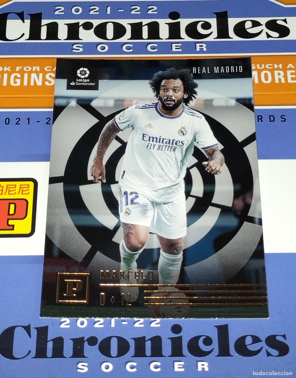 Figurine di Calcio: N&ordm; 36 MARCELO REAL MADRID CARD CHRONICLES LA LIGA SOCCER 2021 2022 21 22 PANINI