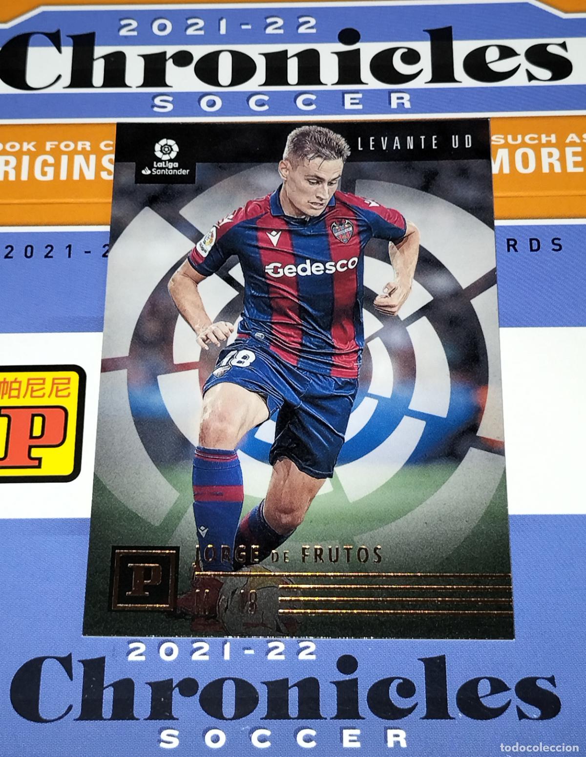 Fu&szlig;ball-Sticker: N&ordm; 32 JORGE DE FRUTOS LEVANTE CARD CHRONICLES LA LIGA SOCCER 2021 2022 21 22 PANINI