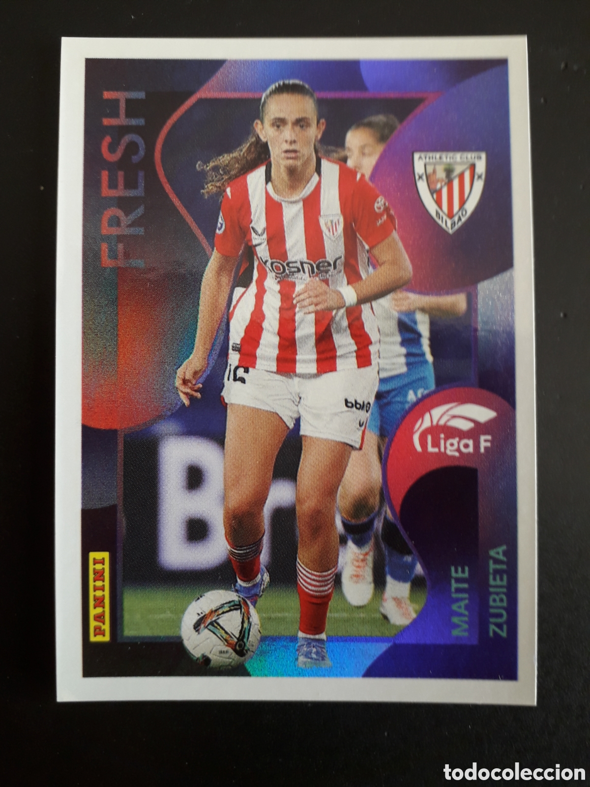 Fu&szlig;ball-Sticker: MAITE ZUBIETA FRESH ATHLETIC BILBAO N&deg; 378 LIGA F FEMENINA 2024 2025 24 25 PANINI PEDIDO M&Iacute;NIMO 3&euro;.