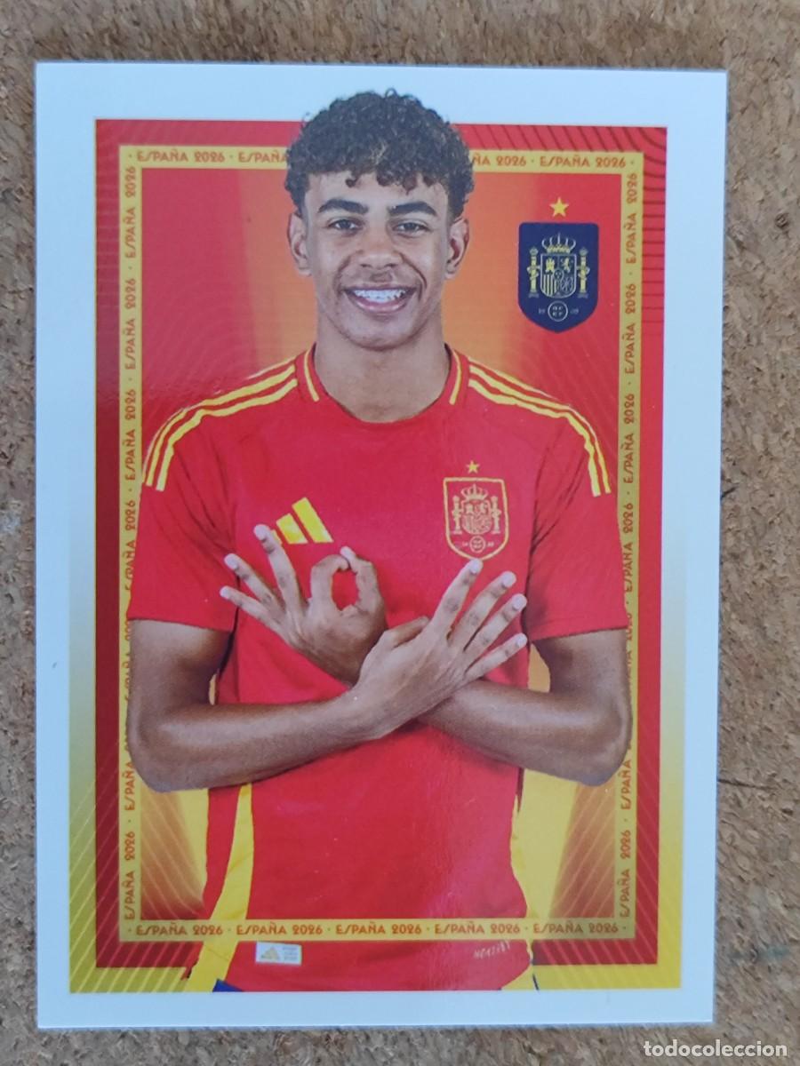 Cromos de f&uacute;tbol: STICKER ESPA&Ntilde;A 2026 CARREFOUR LAMAINE YAMAL # 49 PANINI