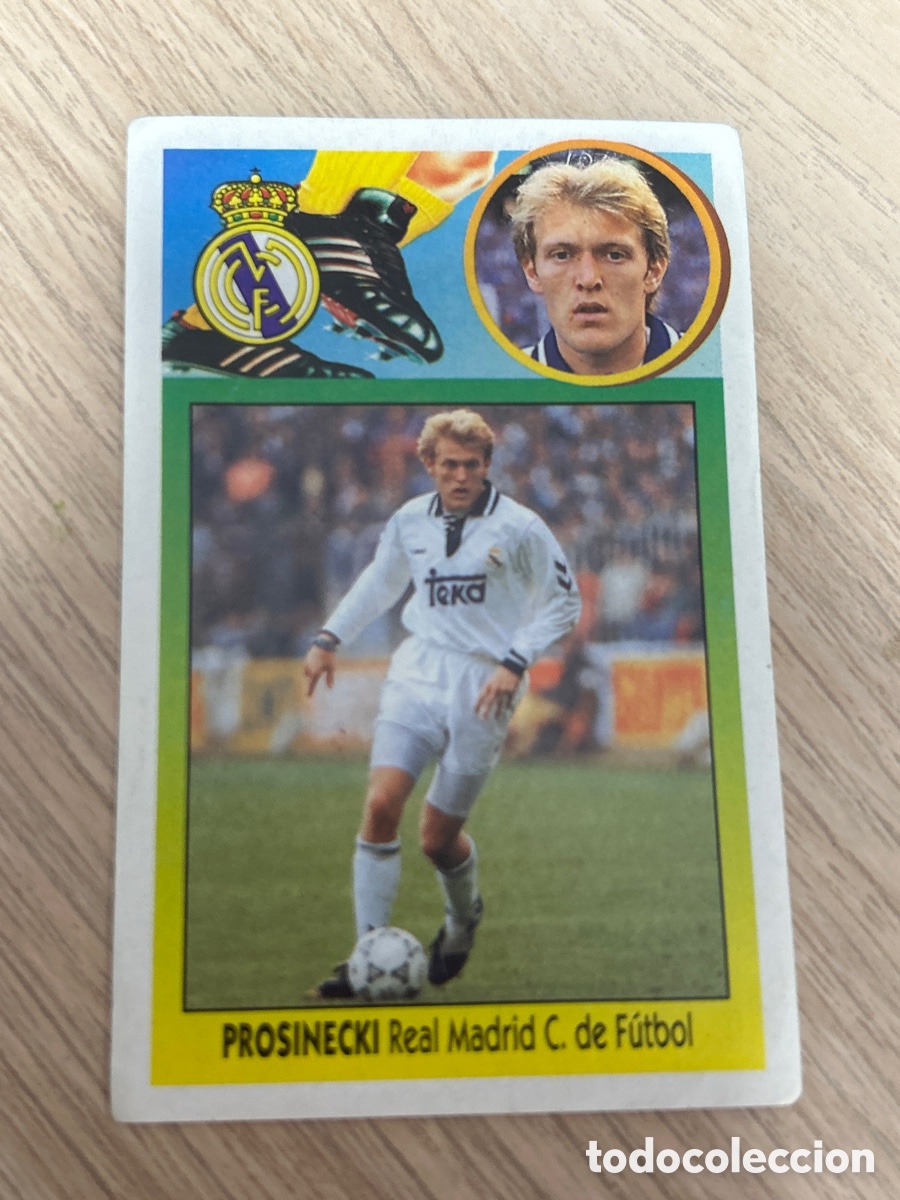 Cromos de f&uacute;tbol: PROSINECKI REAL MADRID ADHESIVO LIGA ESTE 1993 1994 93 94 NUNCA PEGADO SIN PEGAR