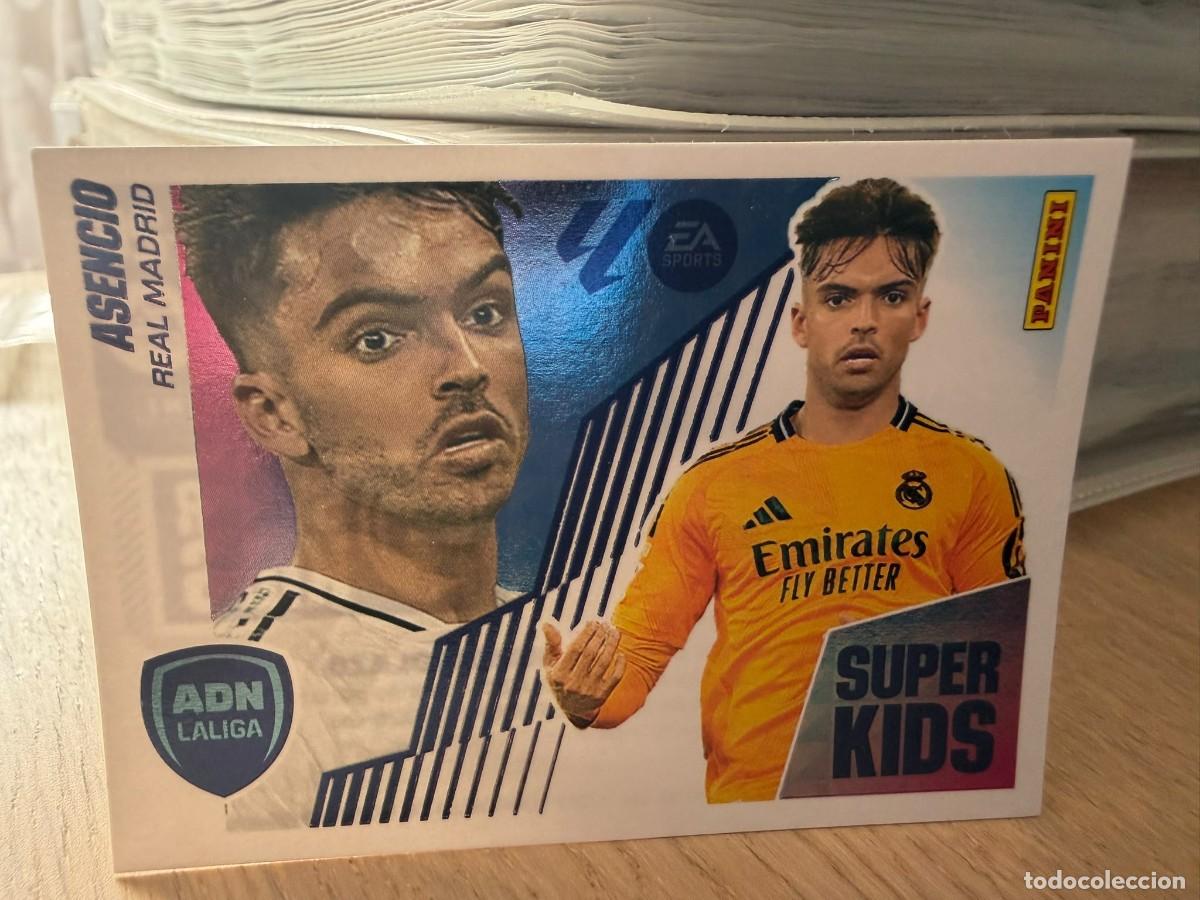 Football Stickers: 1 ASENCIO SUPER KIDS REAL MADRID 25 26 2025 2026 LIGA EA SPORTS COLECCIONES ESTE SIN PEGAR STICKER