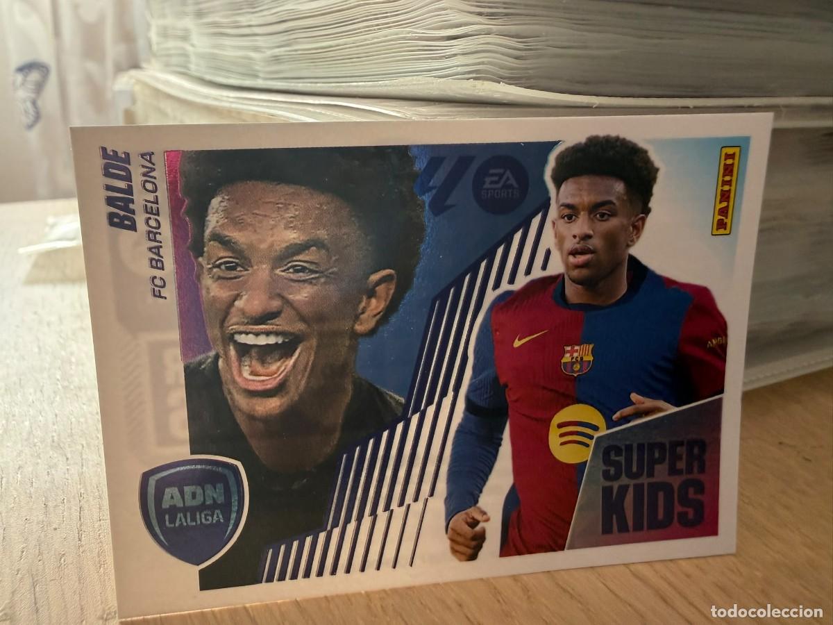 Football Stickers: 2 BALDE SUPER KIDS BARCELONA 25 26 2025 2026 LIGA EA SPORTS COLECCIONES ESTE SIN PEGAR STICKER