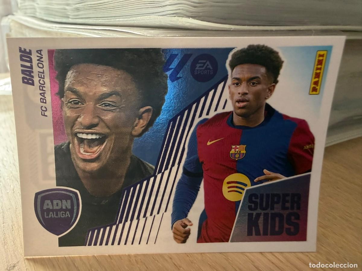 Football Stickers: 2 BALDE SUPER KIDS BARCELONA 25 26 2025 2026 LIGA EA SPORTS COLECCIONES ESTE SIN PEGAR STICKER