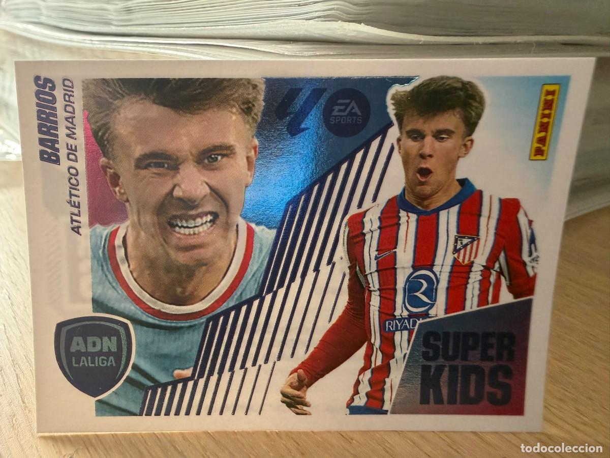 Fu&szlig;ball-Sticker: 3 BARRIOS SUPER KIDS ATLETICO MADRID 25 26 2025 2026 LIGA EA SPORTS COLECCIONES ESTE SIN PEGAR