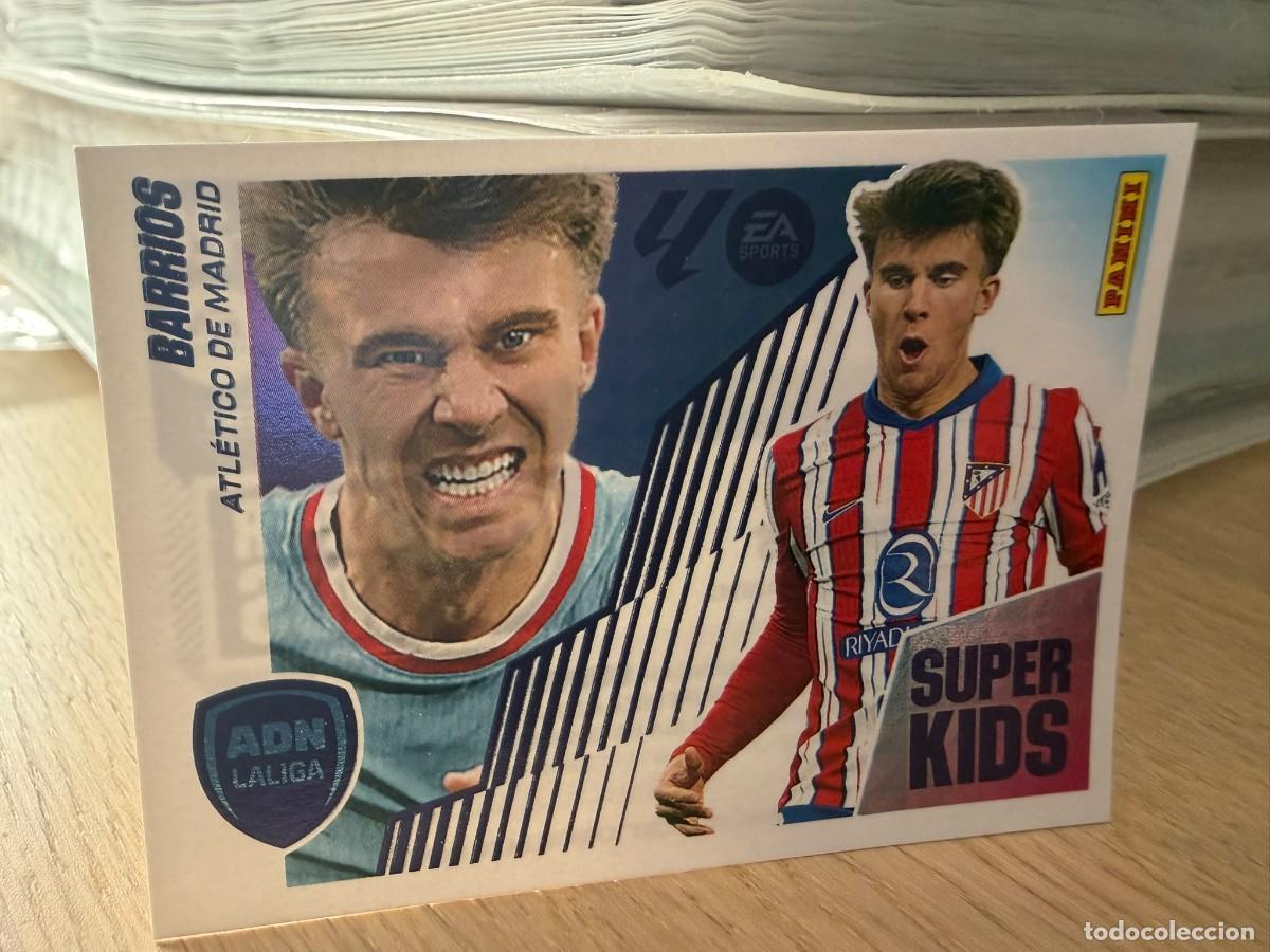 Fu&szlig;ball-Sticker: 3 BARRIOS SUPER KIDS ATLETICO MADRID 25 26 2025 2026 LIGA EA SPORTS COLECCIONES ESTE SIN PEGAR