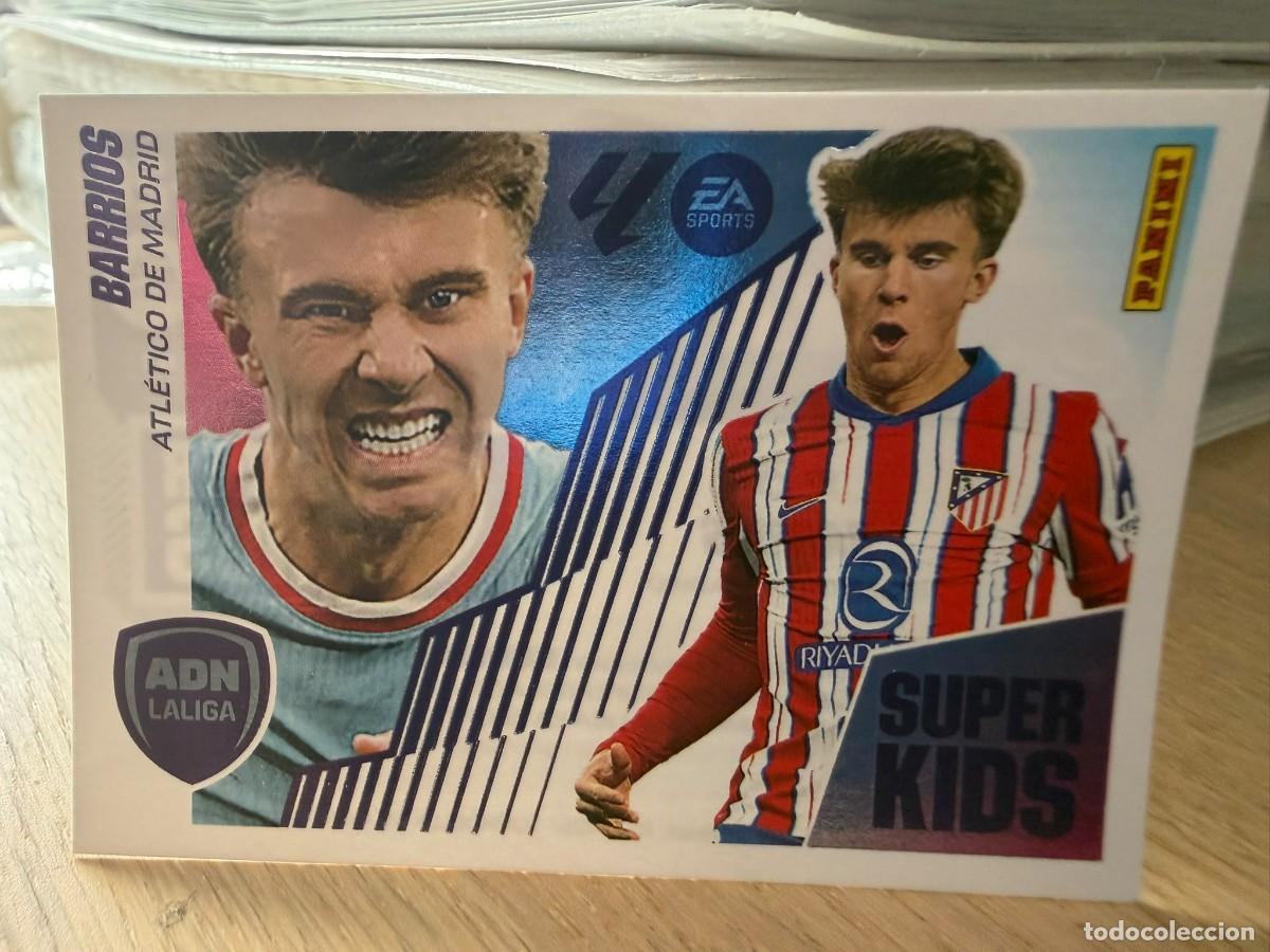 Cromos de f&uacute;tbol: 3 BARRIOS SUPER KIDS ATLETICO MADRID 25 26 2025 2026 LIGA EA SPORTS COLECCIONES ESTE SIN PEGAR