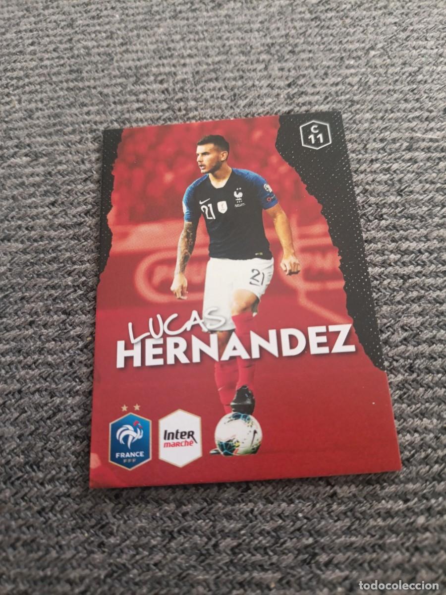 Cromos de f&uacute;tbol: Au Plus pres des bleus 2020 Lucas Hern&aacute;ndez