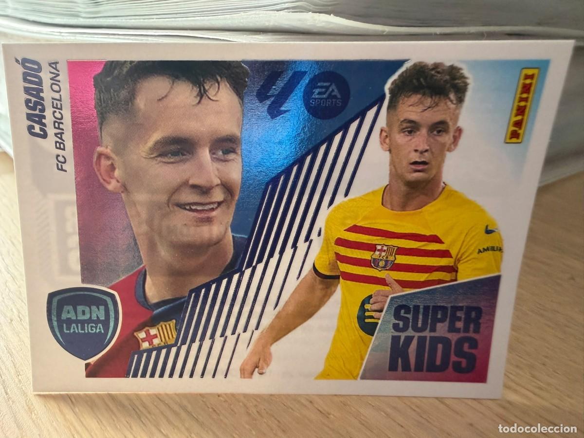 Cromos de f&uacute;tbol: 5 CASADO SUPER KIDS BARCELONA 25 26 2025 2026 LIGA EA SPORTS COLECCIONES ESTE SIN PEGAR