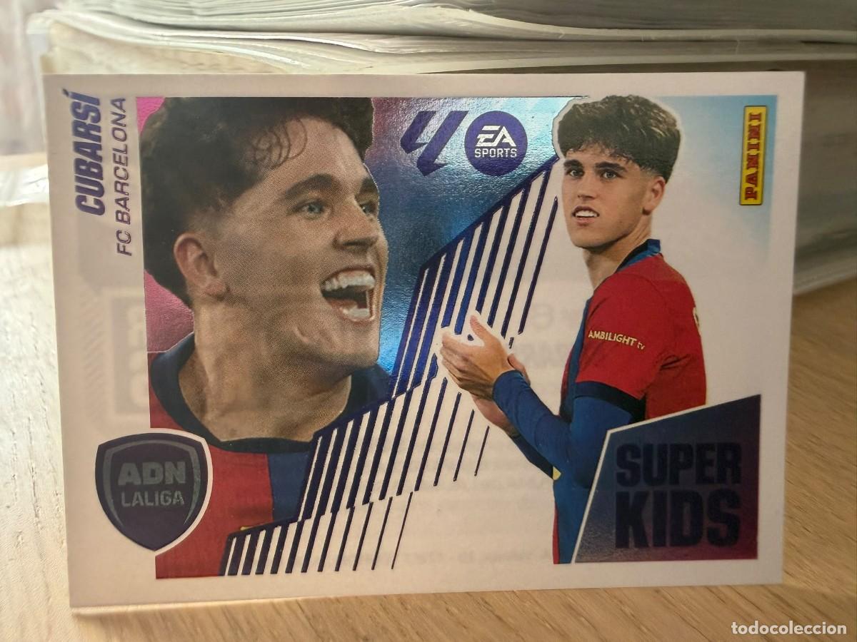 Cromos de f&uacute;tbol: 6 CUBARSI SUPER KIDS BARCELONA 25 26 2025 2026 LIGA EA SPORTS COLECCIONES ESTE SIN PEGAR