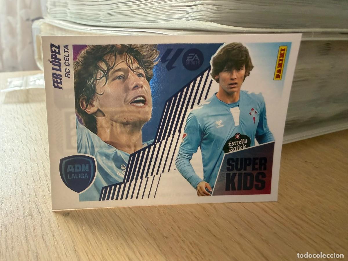 Cromos de f&uacute;tbol: 8 FER LOPEZ SUPER KIDS CELTA VIGO 25 26 2025 2026 LIGA EA SPORTS COLECCIONES ESTE SIN PEGAR