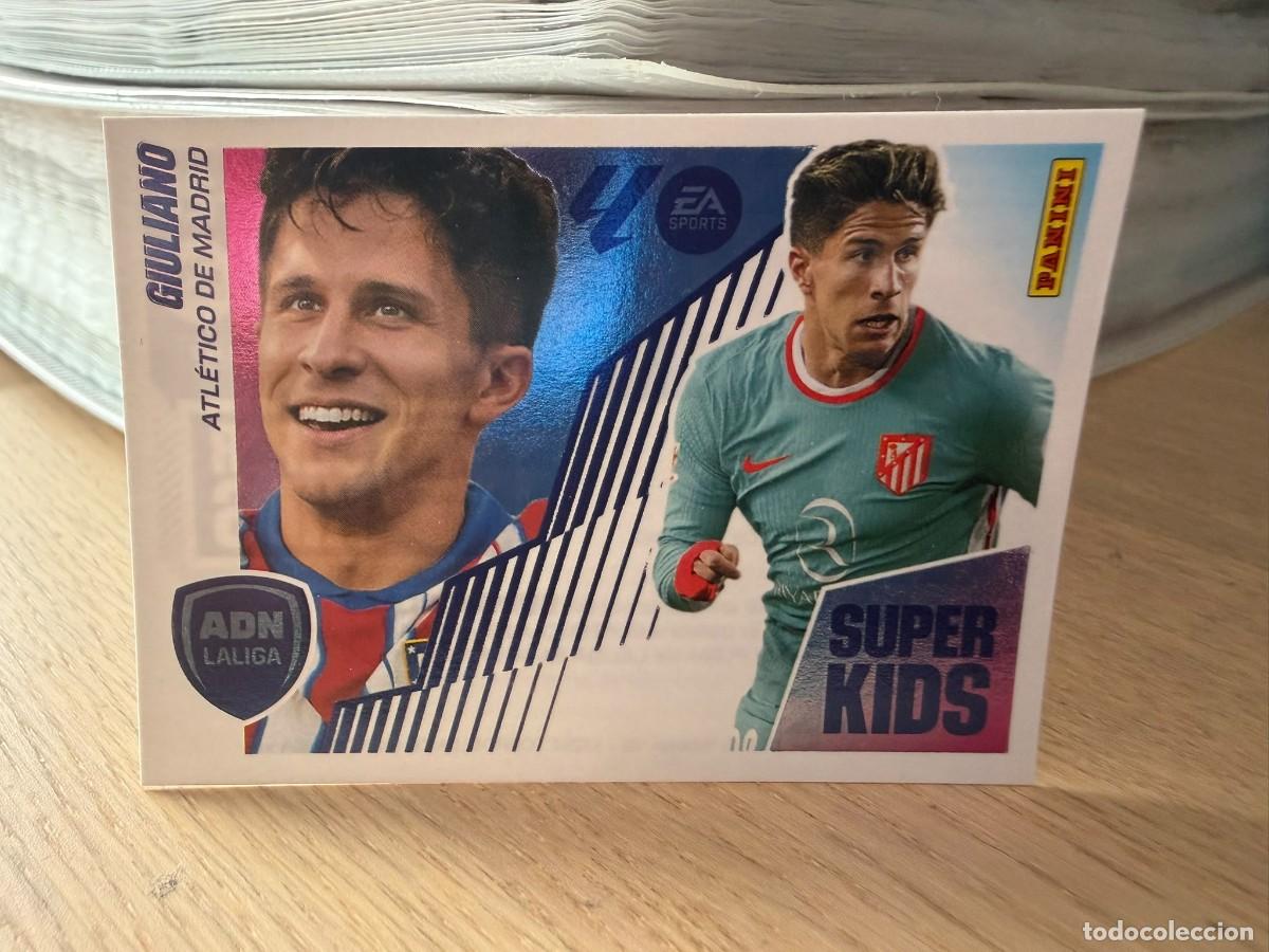 Cromos de f&uacute;tbol: 9 GIULIANO SUPER KIDS ATLETICO MADRID 25 26 2025 2026 LIGA EA SPORTS COLECCIONES ESTE SIN PEGAR