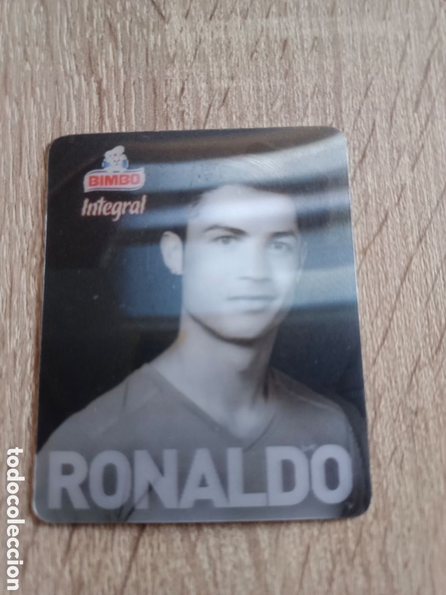 Cromos de f&uacute;tbol: CRIMO BIMBO CRISTIANO RONALDO 2013-2014. EXCELENTE ESTADO.