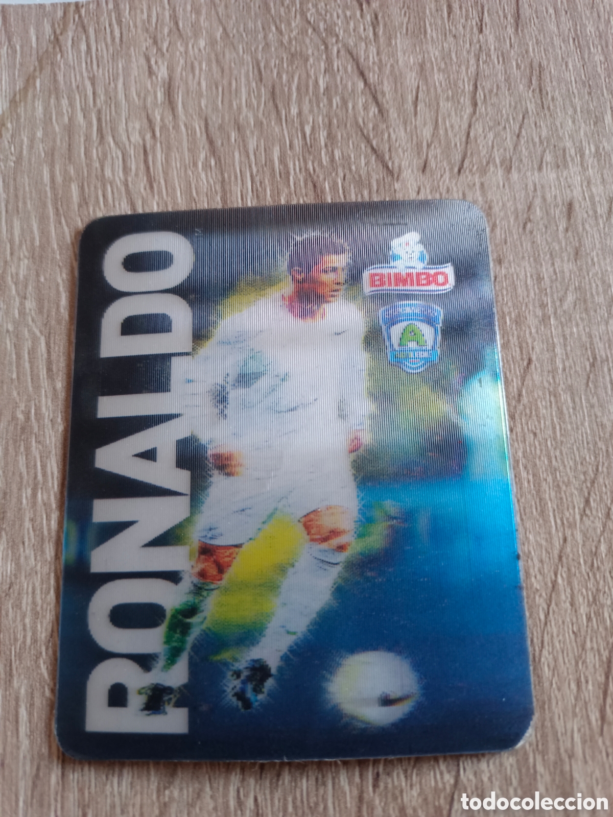 Cromos de f&uacute;tbol: CRIMO BIMBO CRISTIANO RONALDO 2013-2014. BUEN ESTADO.