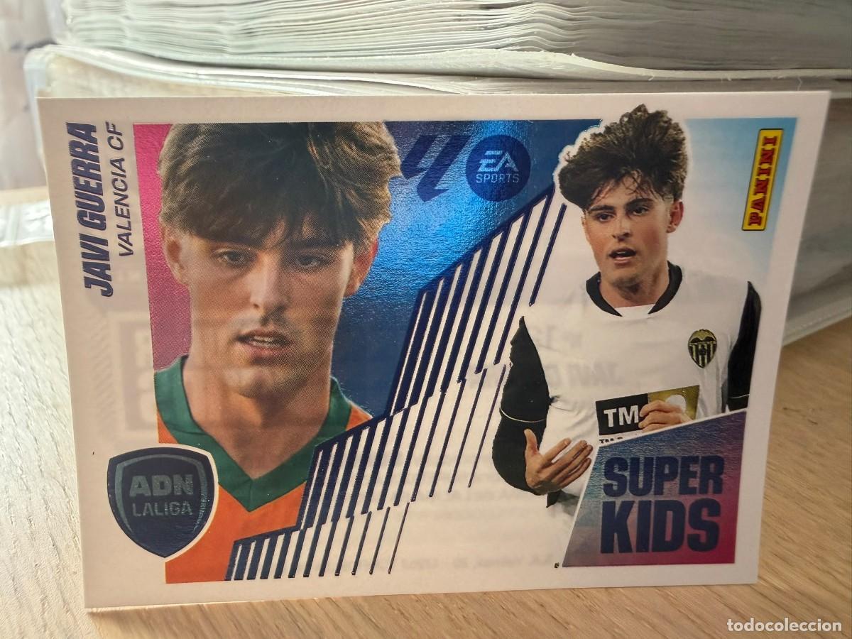 Cromos de f&uacute;tbol: 12 JAVI GUERRA SUPER KIDS VALENCIA 25 26 2025 2026 LIGA EA SPORTS COLECCIONES ESTE SIN PEGAR