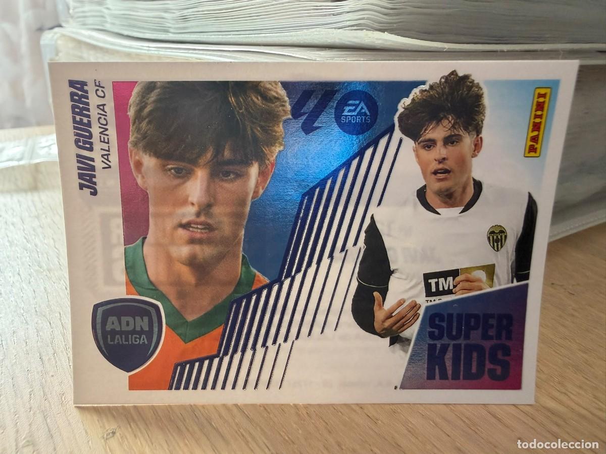 Cromos de f&uacute;tbol: 12 JAVI GUERRA SUPER KIDS VALENCIA 25 26 2025 2026 LIGA EA SPORTS COLECCIONES ESTE SIN PEGAR
