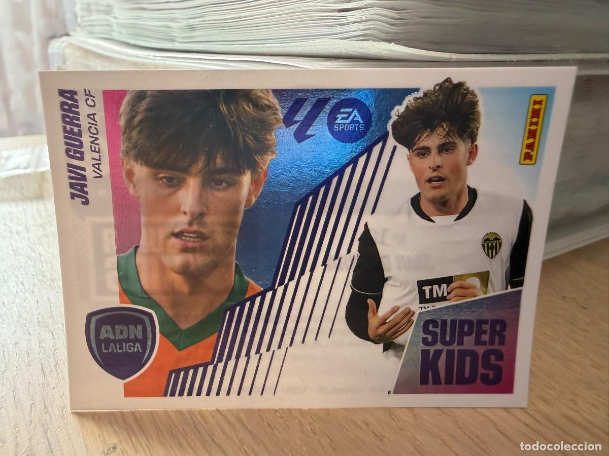 Cromos de f&uacute;tbol: 12 JAVI GUERRA SUPER KIDS VALENCIA 25 26 2025 2026 LIGA EA SPORTS COLECCIONES ESTE SIN PEGAR