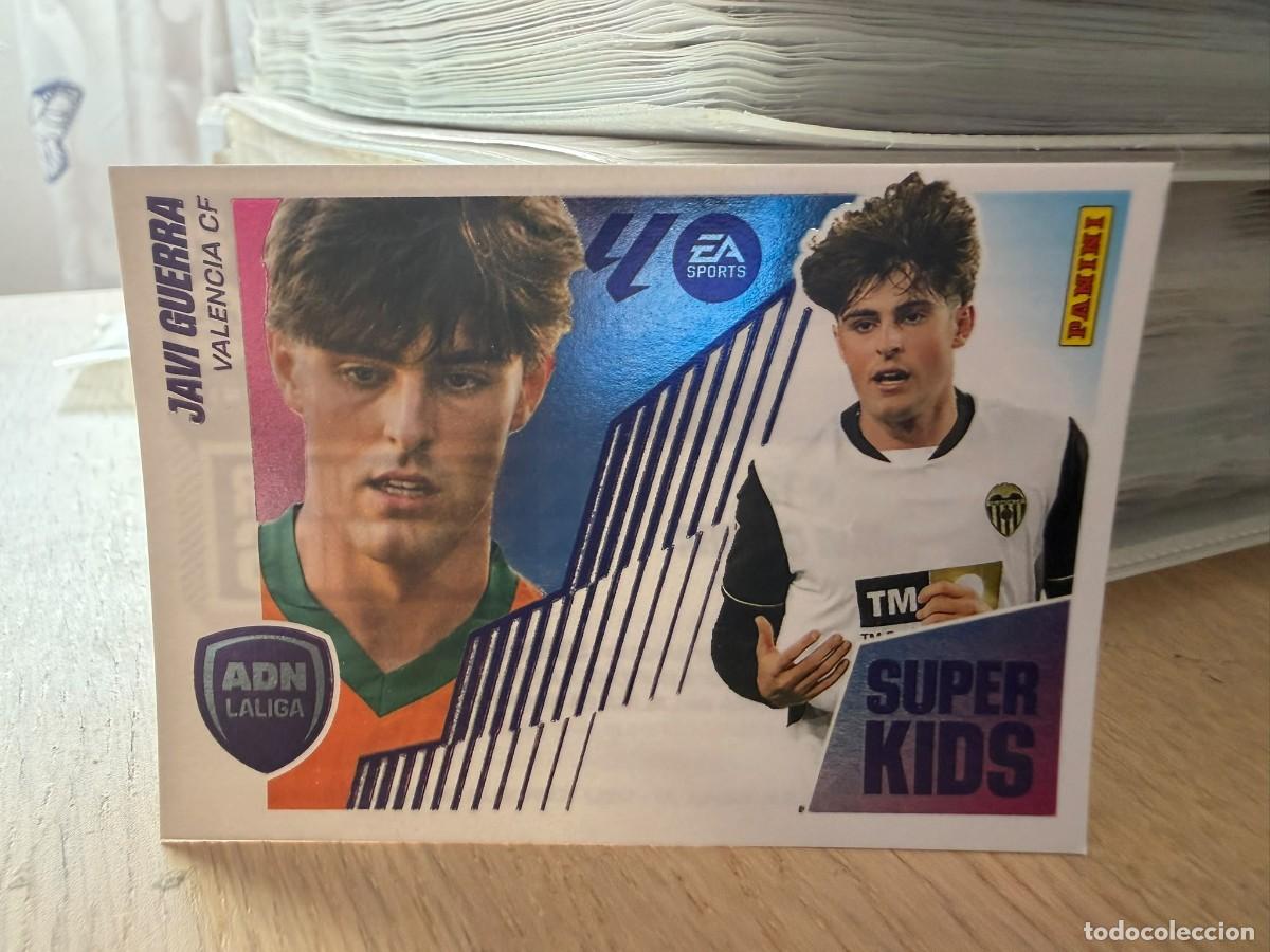 Cromos de f&uacute;tbol: 12 JAVI GUERRA SUPER KIDS VALENCIA 25 26 2025 2026 LIGA EA SPORTS COLECCIONES ESTE SIN PEGAR