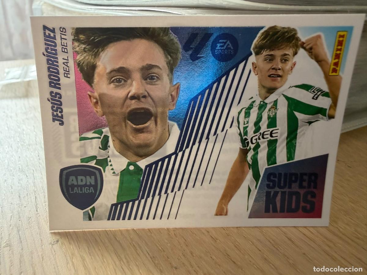 Cromos de f&uacute;tbol: 13 JESUS RODRIGUEZ SUPER KIDS REAL BETIS 25 26 2025 2026 LIGA EA SPORTS COLECCIONES ESTE SIN PEGAR