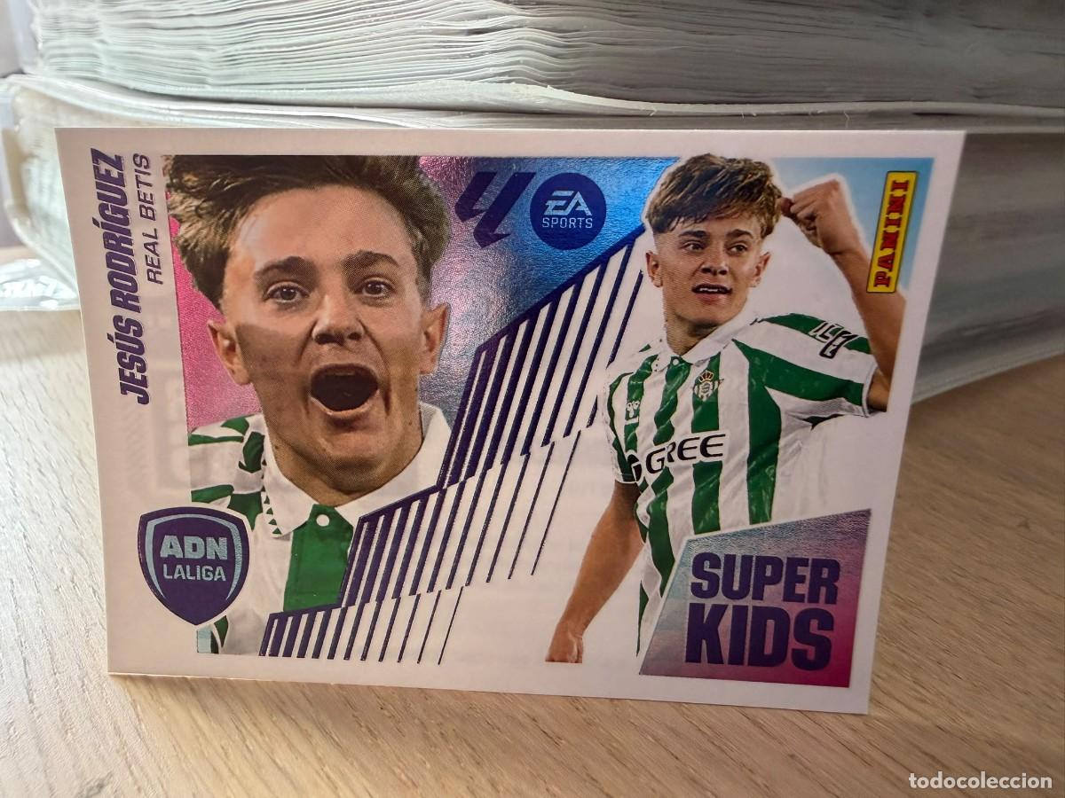Cromos de f&uacute;tbol: 13 JESUS RODRIGUEZ SUPER KIDS REAL BETIS 25 26 2025 2026 LIGA EA SPORTS COLECCIONES ESTE SIN PEGAR