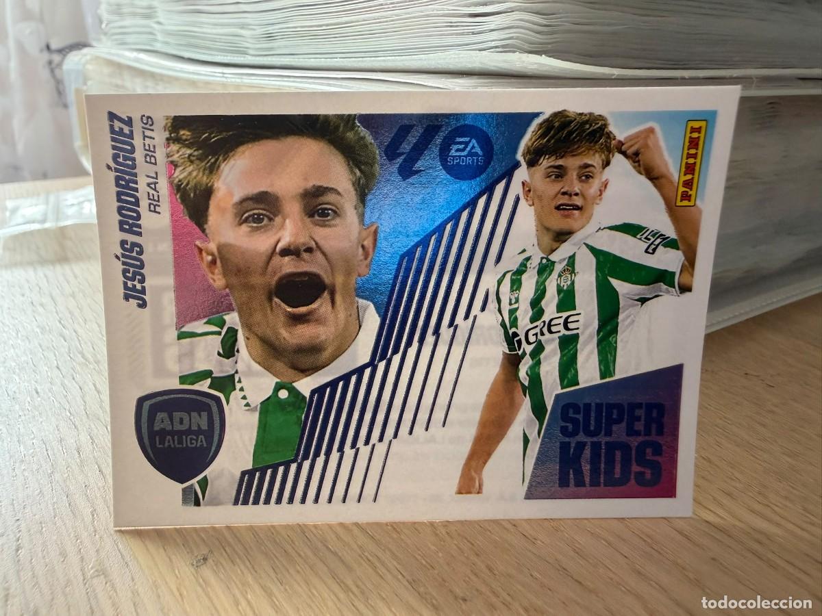 Cromos de f&uacute;tbol: 13 JESUS RODRIGUEZ SUPER KIDS REAL BETIS 25 26 2025 2026 LIGA EA SPORTS COLECCIONES ESTE SIN PEGAR