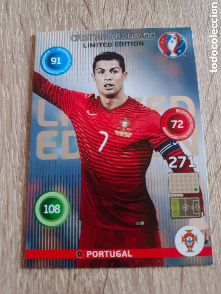 Cromos de Futebol: CRISTIANO RONALDO EDICION LIMITADA EURO 2016.EXCELENTE ESTADO