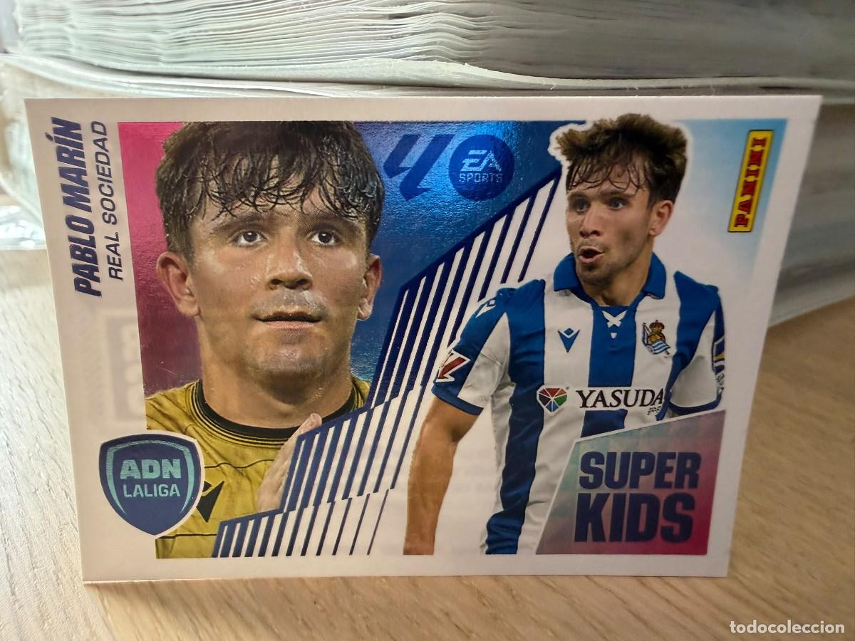 Cromos de Futebol: 15 PABLO MARIN SUPER KIDS REAL SOCIEDAD 25 26 2025 2026 LIGA EA SPORTS COLECCIONES ESTE SIN PEGAR