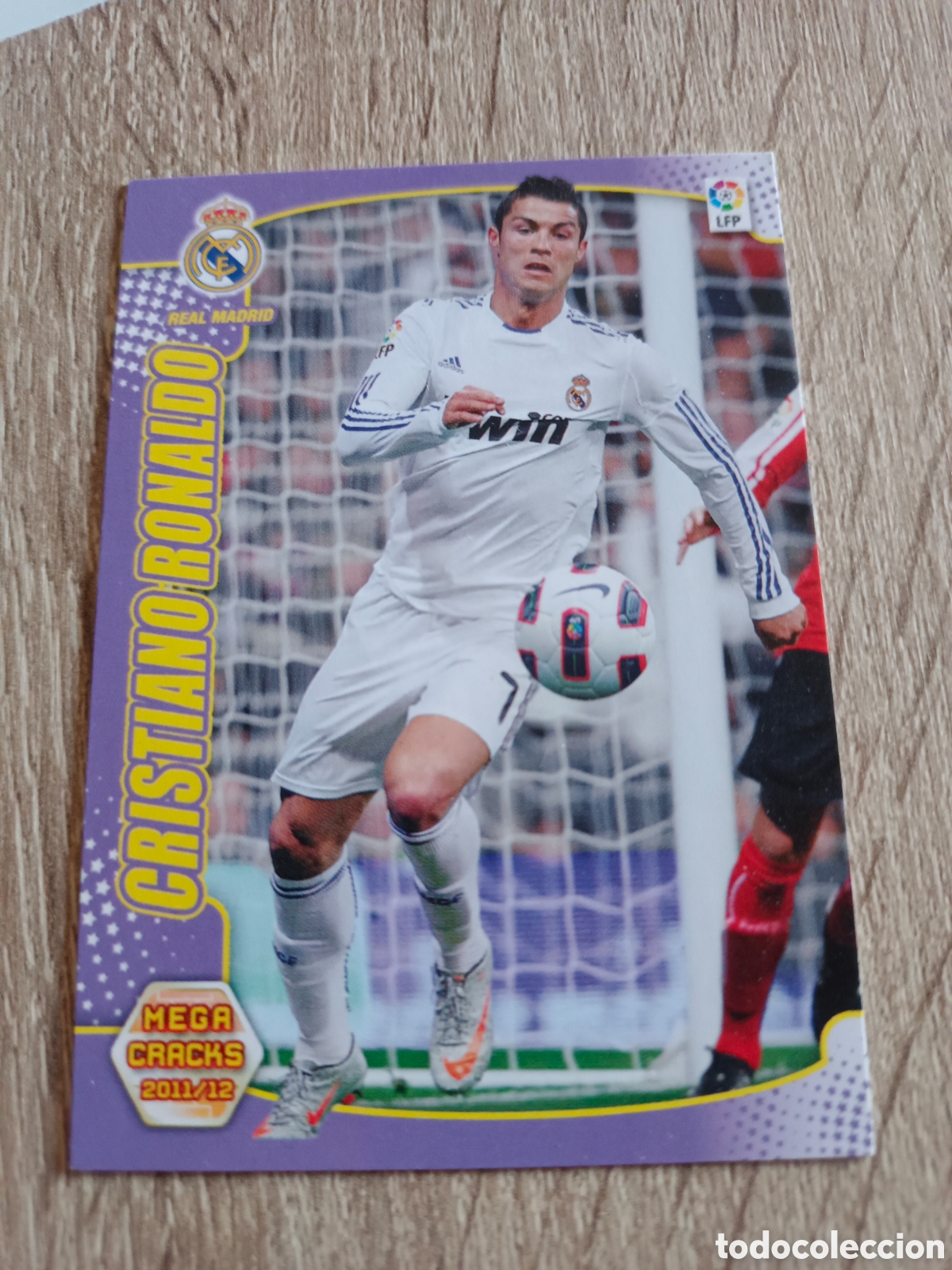Cromos de f&uacute;tbol: CRISTIANO RONALDO MEGACRACKS 2011-2012. EXCELENTE ESTADO.NUEVO