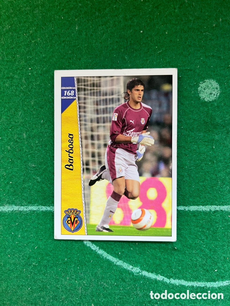 Cromos de f&uacute;tbol: 168 BARBOSA VILLARREAL LAS FICHAS DE LA LIGA 2006 2007 MUNDICROMO