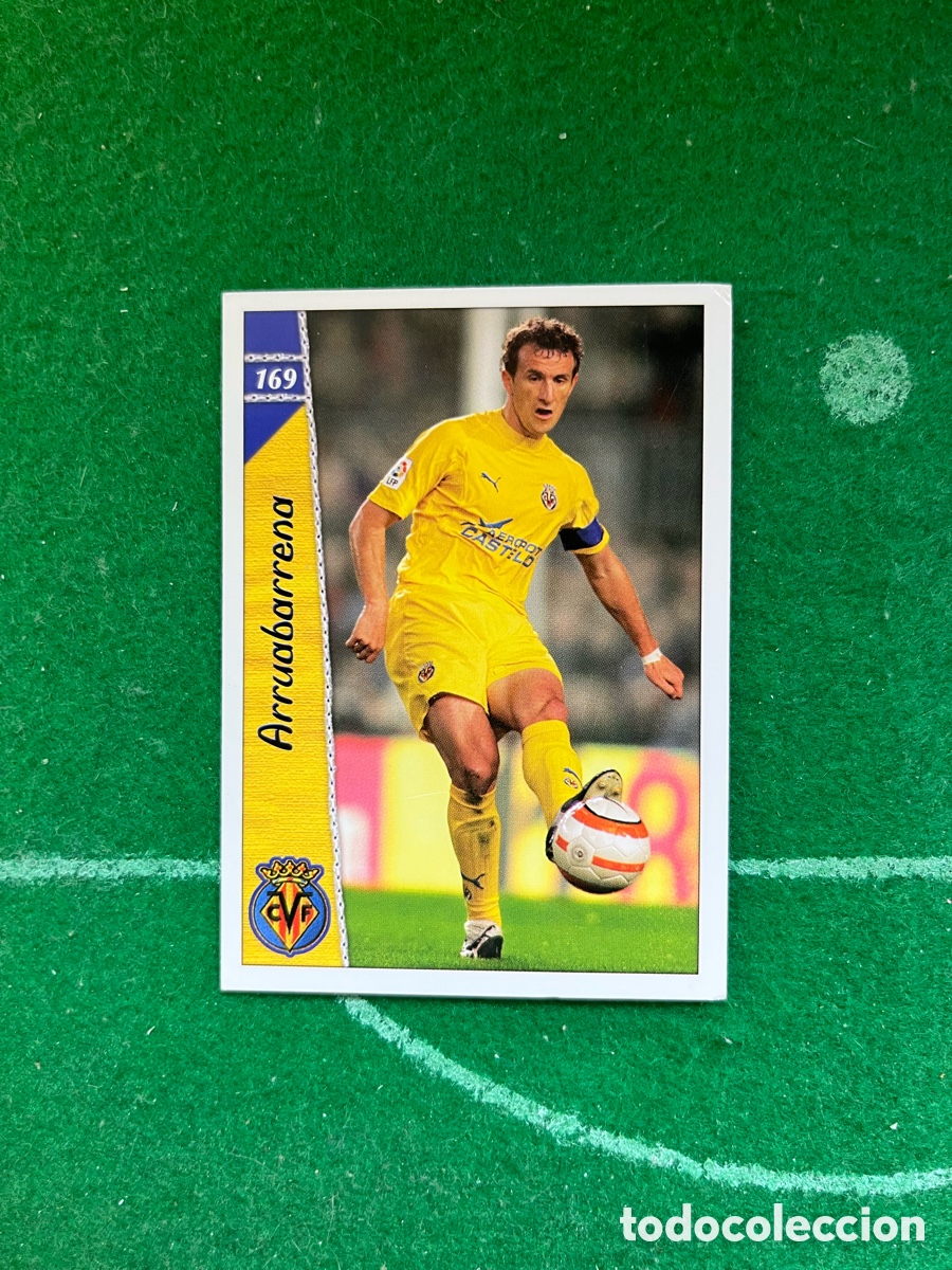 Cromos de f&uacute;tbol: 169 ARRUABARRENA VILLARREAL LAS FICHAS DE LA LIGA 2006 2007 MUNDICROMO