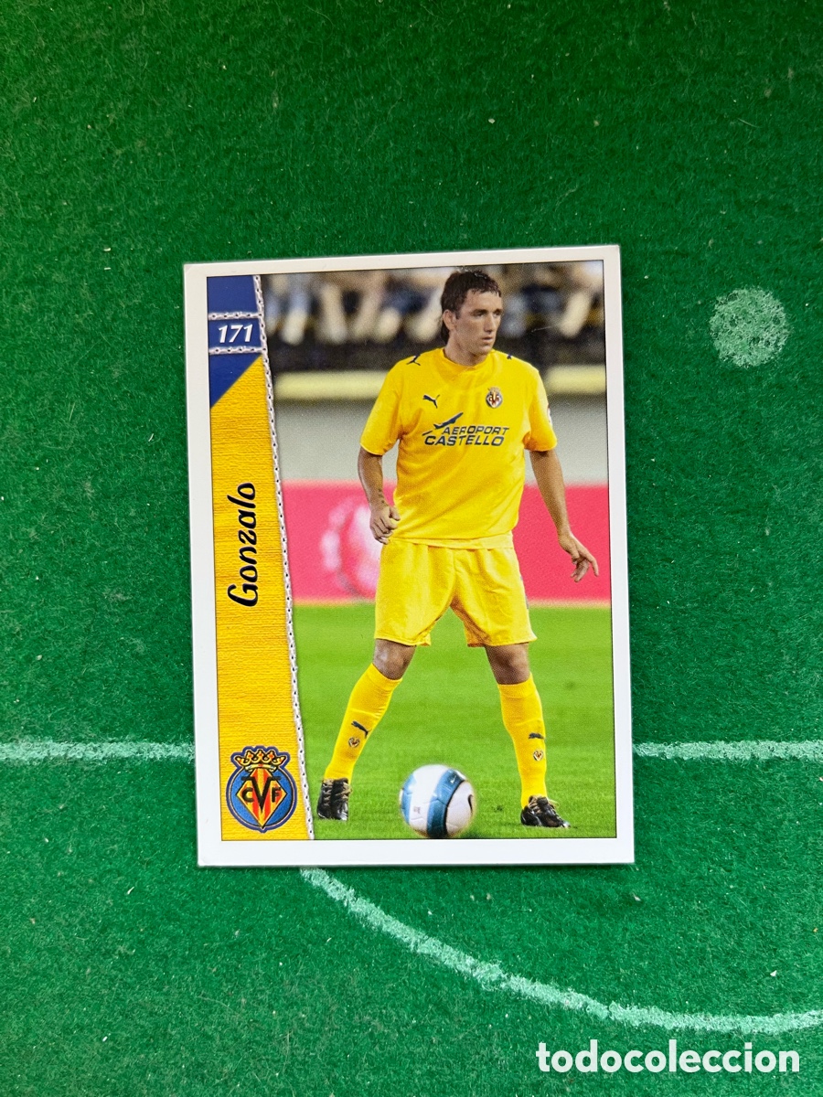 Cromos de f&uacute;tbol: 171 GONZALO VILLARREAL LAS FICHAS DE LA LIGA 2006 2007 MUNDICROMO