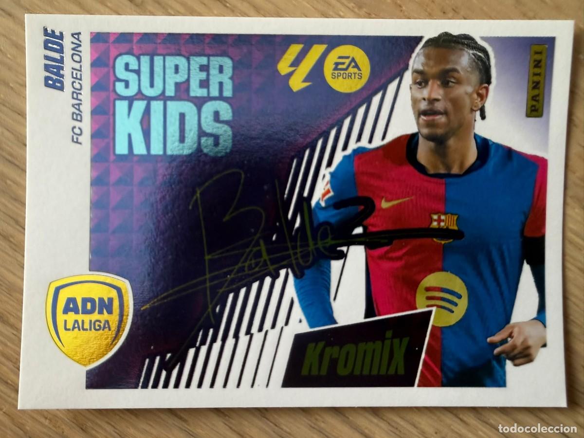 Cromos de f&uacute;tbol: 2 BALDE SUPER KIDS KROMIX BARCELONA 25 26 2025 2026 LIGA EA SPORTS COLECCIONES ESTE SIN PEGAR