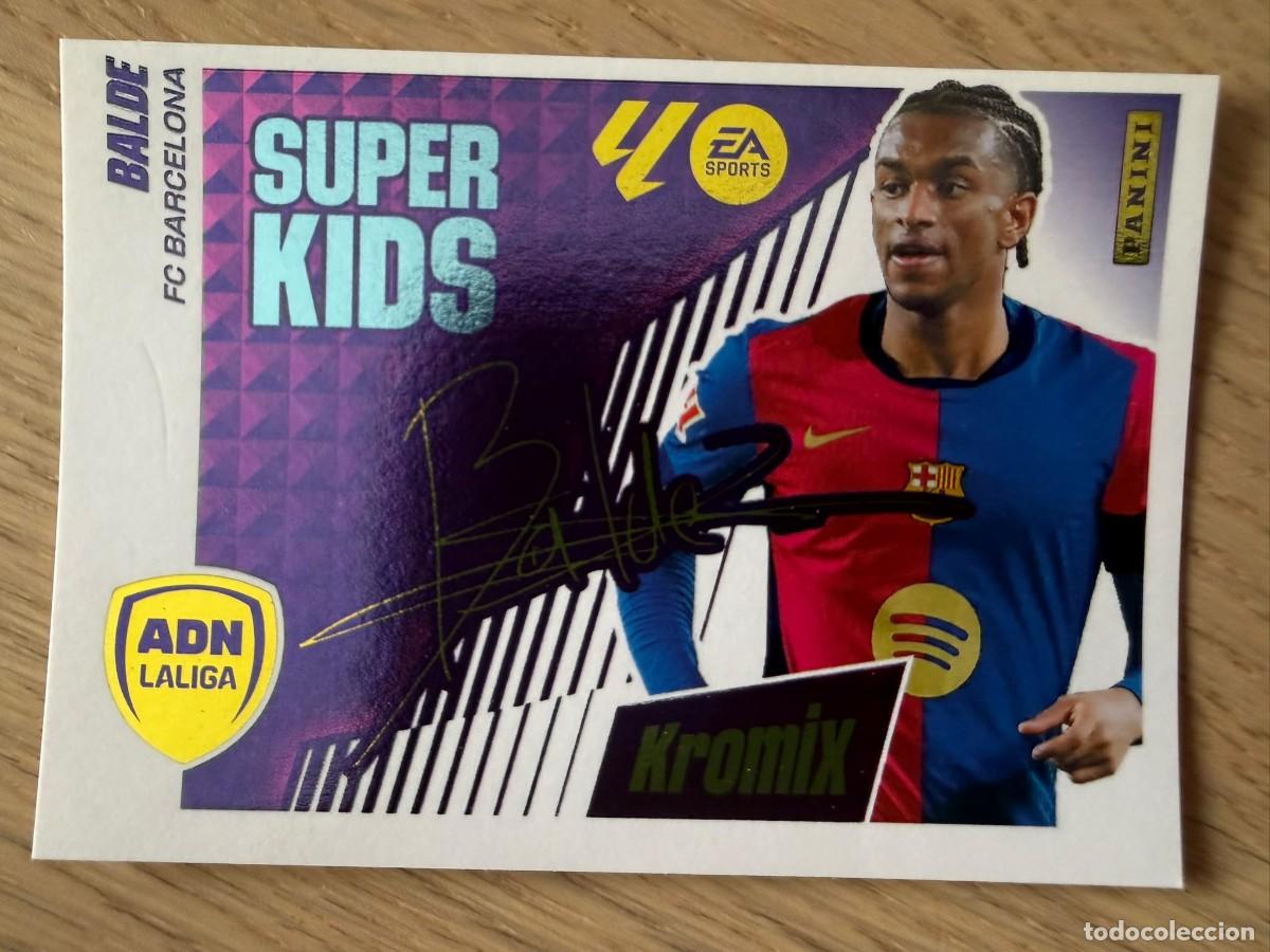 Cromos de f&uacute;tbol: 2 BALDE SUPER KIDS KROMIX BARCELONA 25 26 2025 2026 LIGA EA SPORTS COLECCIONES ESTE SIN PEGAR