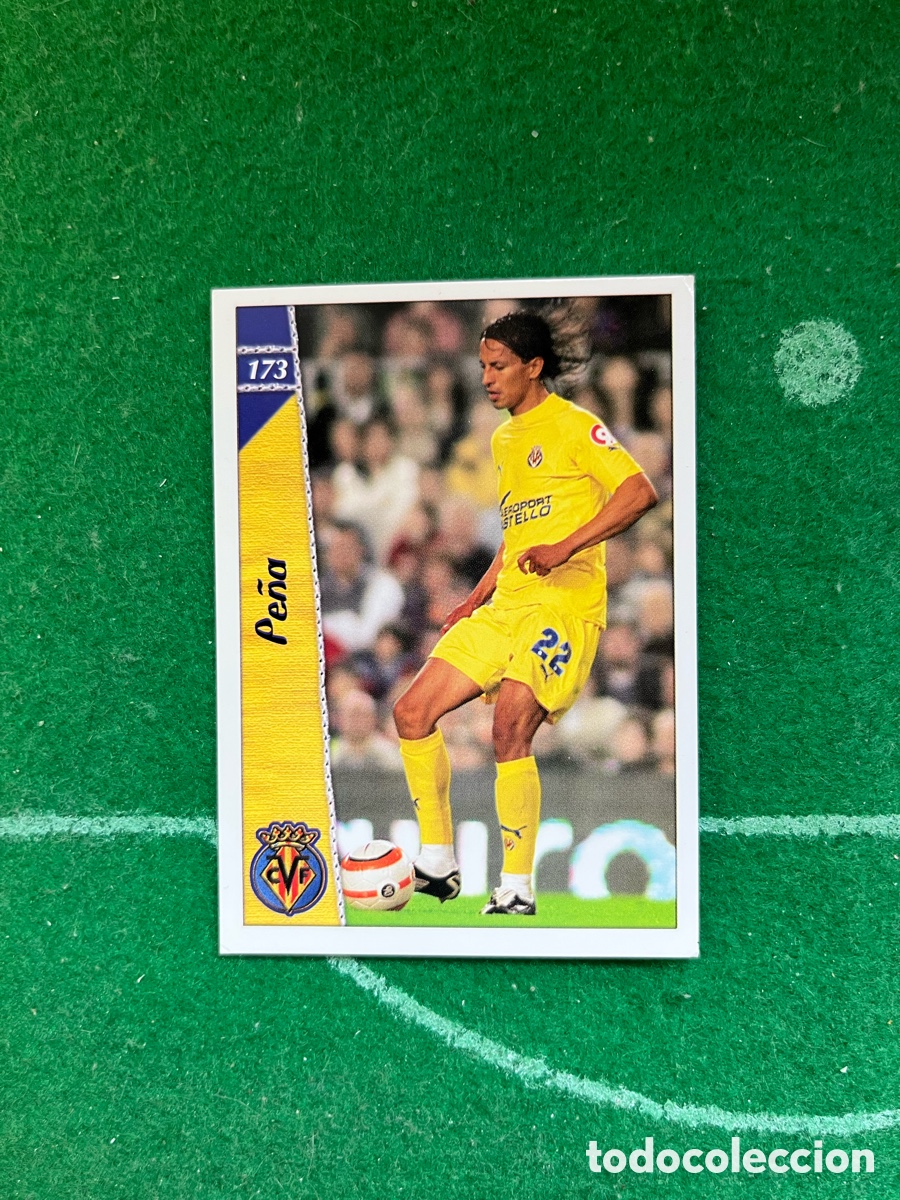 Cromos de f&uacute;tbol: 173 PE&Ntilde;A VILLARREAL LAS FICHAS DE LA LIGA 2006 2007 MUNDICROMO