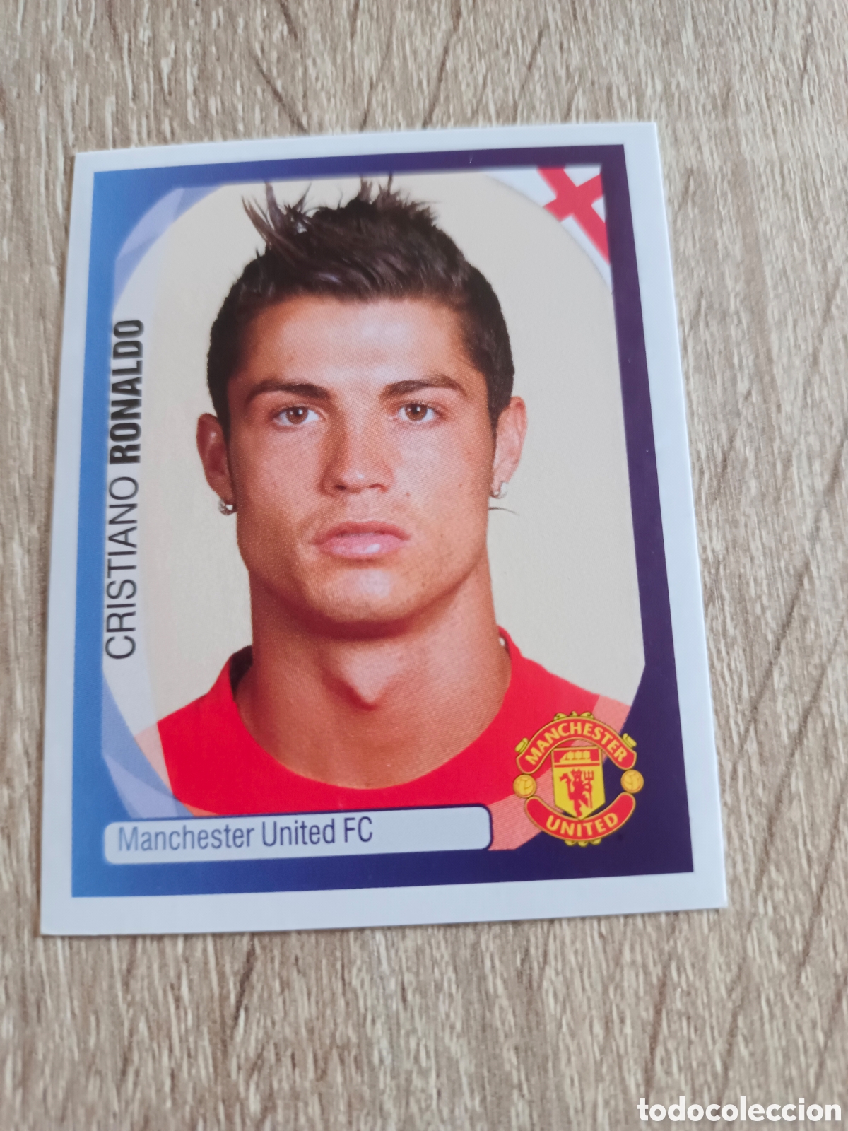 Cromos de f&uacute;tbol: CRISTIANO RONALDIO CHAMPIONS LEAGUE 2007-2008 PANINI. NUEVO. EXCELENTE ESTADO