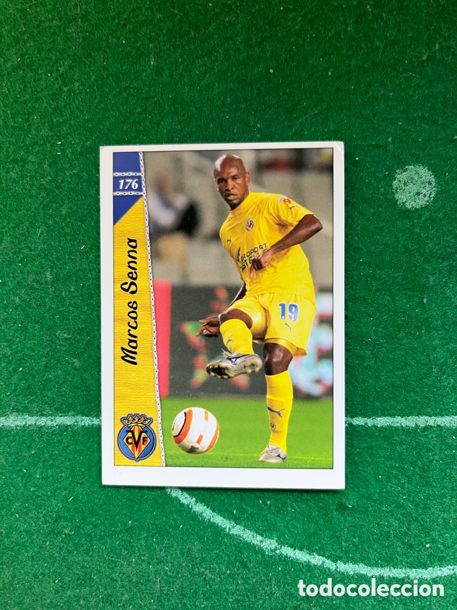 Cromos de f&uacute;tbol: 176 MARCOS SENNA VILLARREAL LAS FICHAS DE LA LIGA 2006 2007 MUNDICROMO