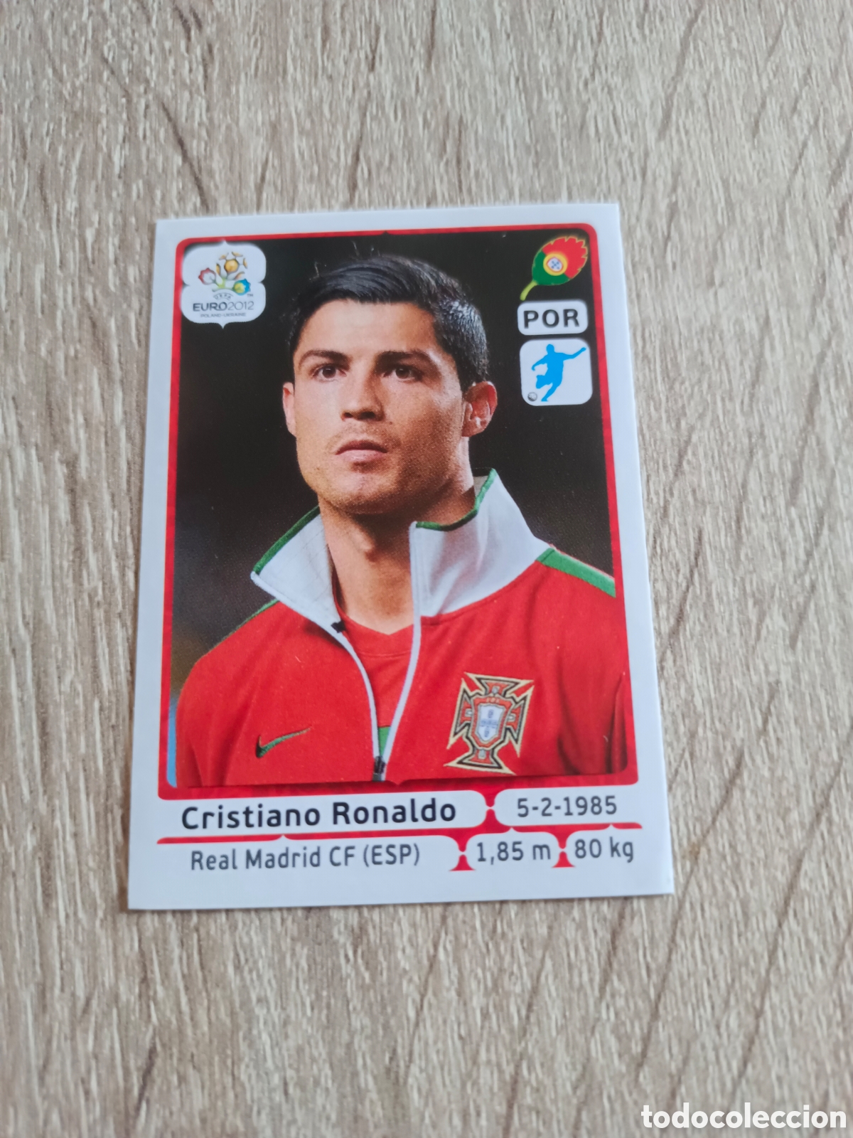 Cromos de f&uacute;tbol: CRISTIANO RONALDIO EURO 2012 PANINI. NUEVO. EXCELENTE ESTADO