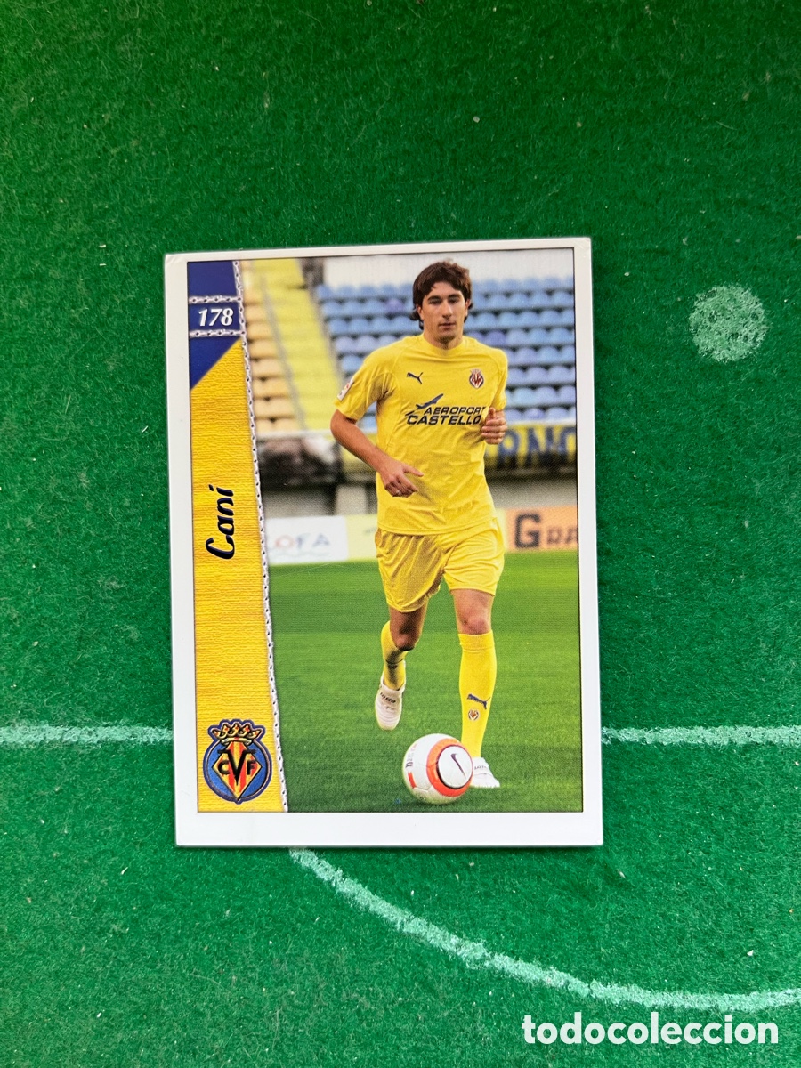 Cromos de f&uacute;tbol: 178 CANI VILLARREAL LAS FICHAS DE LA LIGA 2006 2007 MUNDICROMO