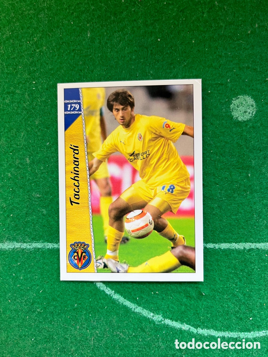 Cromos de f&uacute;tbol: 179 TACCHINARDI VILLARREAL LAS FICHAS DE LA LIGA 2006 2007 MUNDICROMO