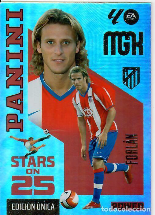 Cromos de f&uacute;tbol: TRADING CARD PANINI MEGACRACKS 26 27 - MGK 439 P STARS ON 25 - FORL&Aacute;N - ATL&Eacute;TICO - EDICI&Oacute;N &Uacute;NICA